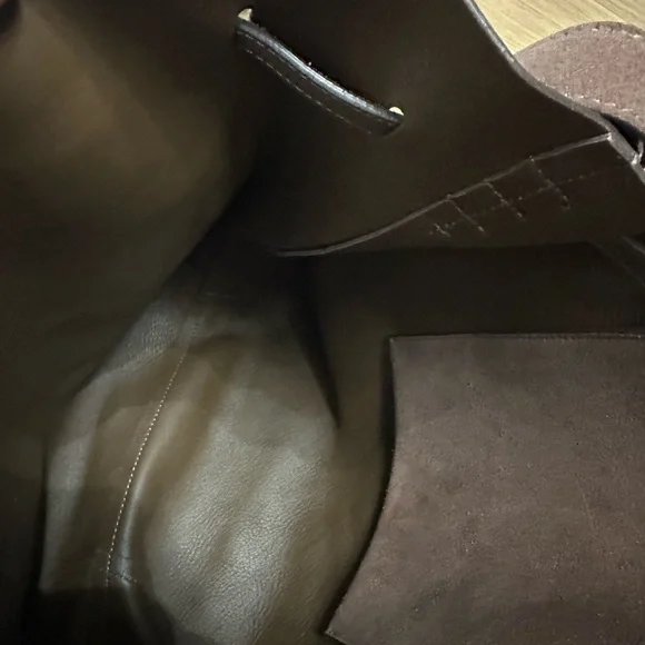 Mansur Gavriel suede drawstring hobo bag - Picture 14 of 14